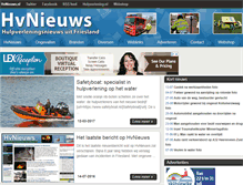 Tablet Screenshot of hvnieuws.nl